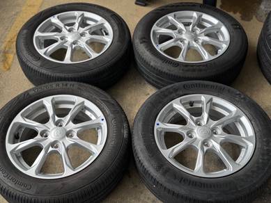 Sport Rim 14 Second Original Axia Baru Siap Tayar