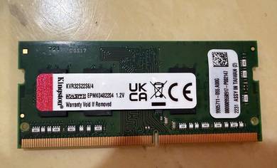 Kingston Laptop Ram DDR4 4GB 3200mhz