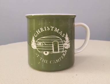 Christmas at the camper large mug