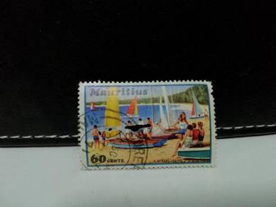 1971 Mauritius Stamp Beach Scene