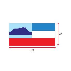 Bendera Sabah (Polyester) 3 x 6ft
