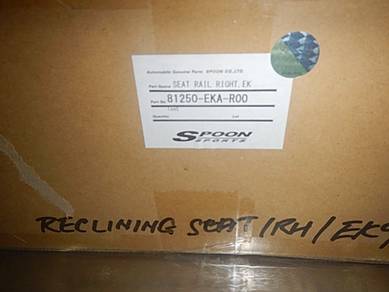Spoon Reclining Bucket Seat Railing RH EK9 Type R
