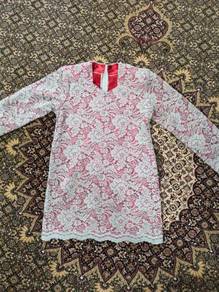 Baju kurung kain lace
