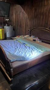 Carved Jati Wood Bed –Traditional Malaysian Design