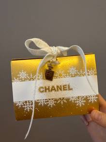 Chanel xmas edition small empty box with charm