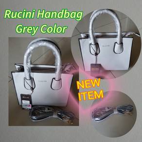 Rucini Handbag Grey Color (With Detachable Strap)