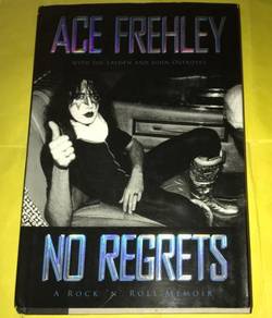 KISS ACE FREHLEY - NO REGRETS BOOK Buku