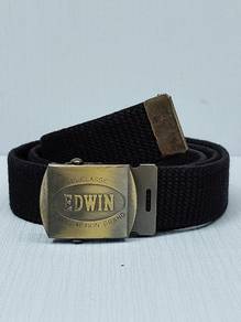 edwin canvas belt