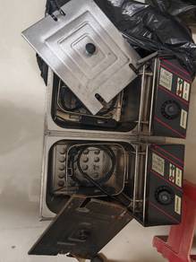 stainless steel electric deep fryer (dual) 
