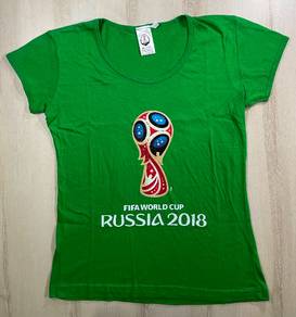 Ladies’ 2018 World Cup Green Tee #BW Used