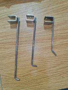 Second Hand Sq Bar Hook 4" 6" 10" 12"