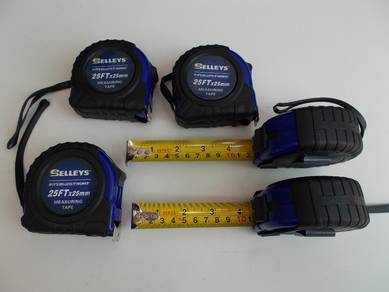 SELLEYS Measuring Tape 25FTx25mm