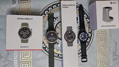 Oneplus Watch 3 (47mm) and Galacy Watch 6 Classic