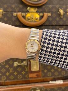 Omega Constellation Lady Two Tone 18K 750 Yellow G