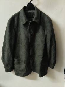 736.vintage wool blazer coat burberry