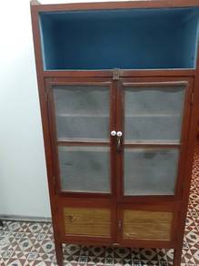 Vintage wooden kitchen cabinet