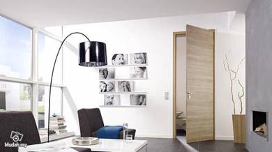 Modern wooden doors