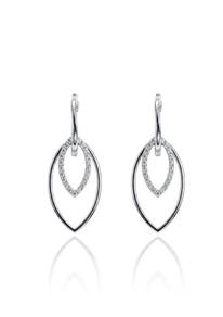 750 White Gold Earrings EC00106WGE