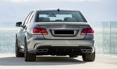Benz W212 E63 Rear Diffuser W Tips Bumper Bodykit
