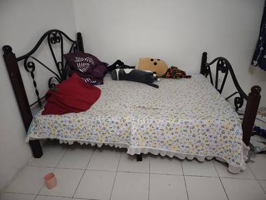 katil king dan tilam 8 inci utk d jual sgt murah