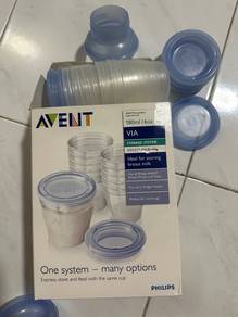 Avent breast milk storing cup
