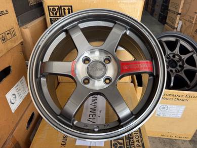 Te37 sl 15inch 4x100 —Rim baru— Flow forming
