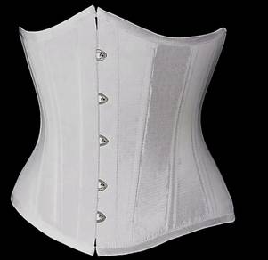 CS041 White Underbust Bustier Corset Shaper Slim