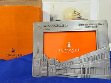 Commemorative Tumasek Pewter Motorola Penang Frame