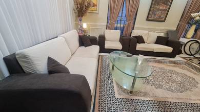 Sofa 3, 2 dan 1 seater, nak di lepaskan