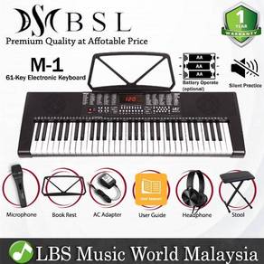 BSL M-1 61 Key Self Learning Portable Keyboard P8