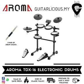 AROMA TDX16 Digital Drum Set with Mesh Finish