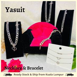Necklace Bracelet Stylish Lady Female Women Woman