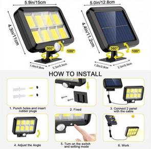 [25.11] 3MODE 160COB LED LAMPU SOLAR SENSOR LiGHT