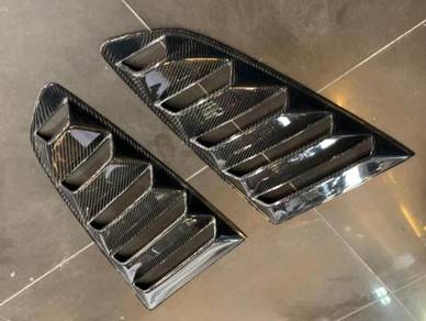 Ford Mustang carbon fiber side window louvers