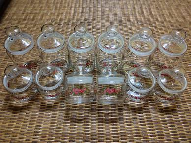 Glass Traditional Cookie Kuih Raya Jar (Tall)