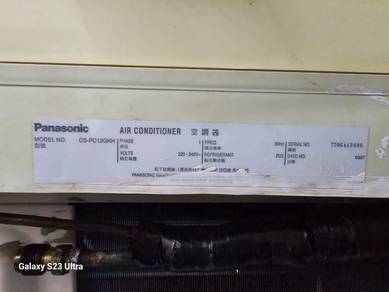 [WTS] Used Panasonic 1.0HP Aircond Set (CS-PC9QKH)