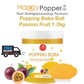 Popping Boba Coating Juice Ball 1.2k Passion fruit