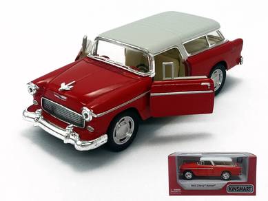 1955 Chevy Nomad (1:40 ) Diecast model car - red