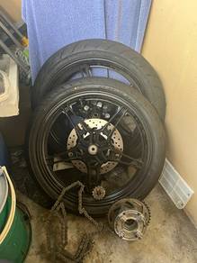tayar,hub,sporket belakang full set