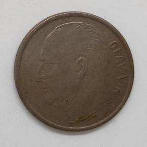 Norway 1961 Olav 5th 1 krone copper-nickel 25mm co