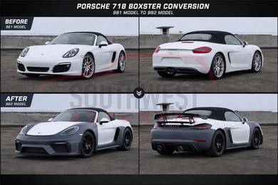 Porsche Cayman/Boxster 718 (981) conversion 982