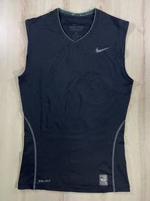 Nike Pro Combat Black Sleeveless Compression #DR