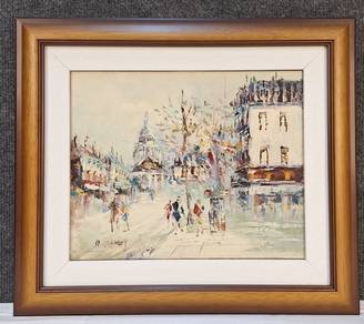 PROMO-Framed Oil Painting Pathway of Siesta