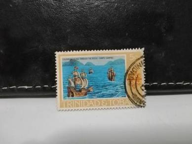 1976 Trinidad Tobago Stamp Columbus Ships