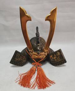 Iron Japanese Samurai Yoroi Armor Helmet Kabuto Me