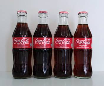 Coke Coca-Cola Thailand 250ml Red Label Bottle