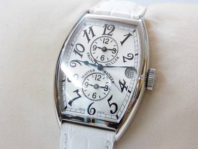 18k White Gold Franck Muller Master Banker 