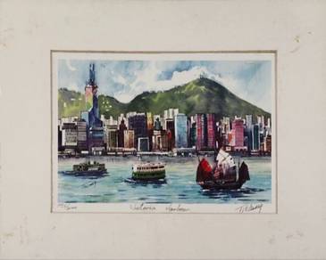 Victoria Harbour Lithograph Ltd Edition- Tik Lung