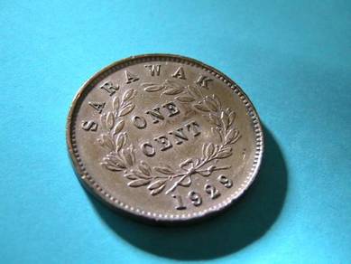1 Cent Rajah CV Brooke Sarawak 1929-H [Kod: A1105]