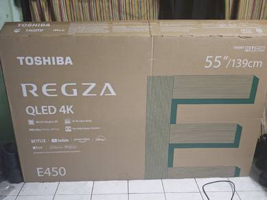 TOSHIBA 55" QLED 4K Smart TV (REGZA E450)